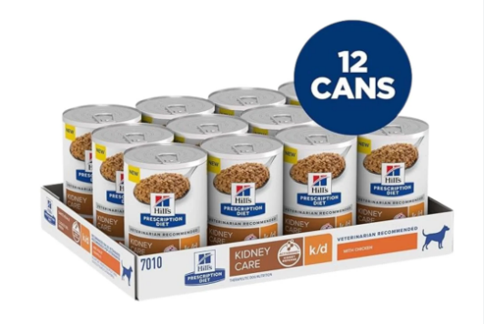 HILLS Science Diet Dog K/D Chicken 13oz x 12 cans